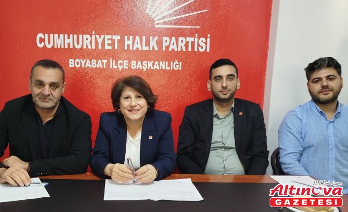 CHP Sinop Milletvekili Karadeniz Boyabat'ta partililerle buluştu