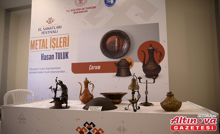 Çorum'da “Geleneksel El Sanatları Festivali“ başladı