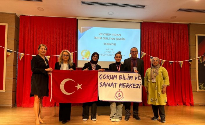 Çorum BİLSEM öğrencileri IISEEF'te birinci oldu