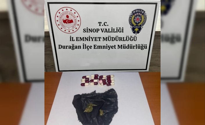 Durağan'da uyuşturucu operasyonunda 1 zanlı yakalandı