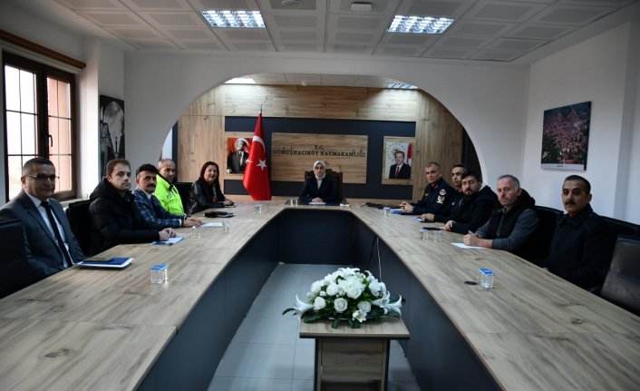 Gümüşhacıköy’de Trafikte Kış Mevsimi Tedbirleri Toplantısı yapıldı