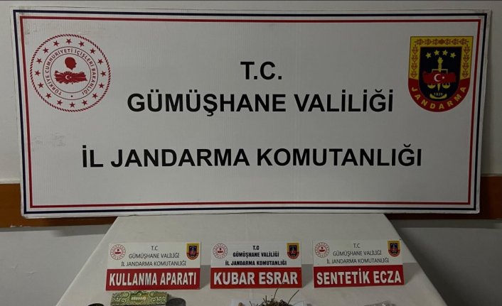 Gümüşhane'de uyuşturucu ele geçirildi