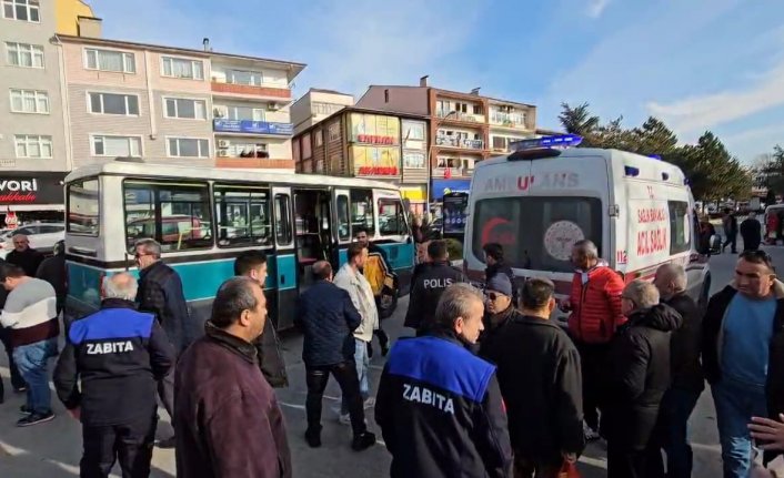 Karabük'te minibüsün çarptığı yaya yaralandı