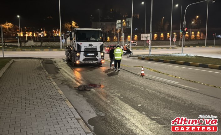 Karabük'te su tankerinin çarptığı kişi 4 günlük yaşam mücadelesini kaybetti