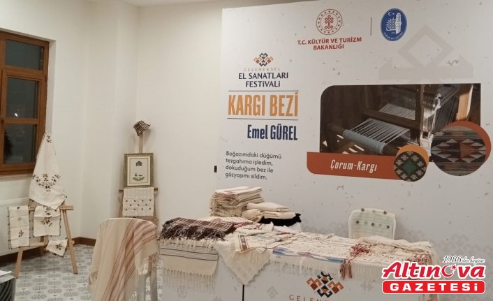 Kargı Bezi Geleneksel El Sanatları Festivalinde tanıtıldı