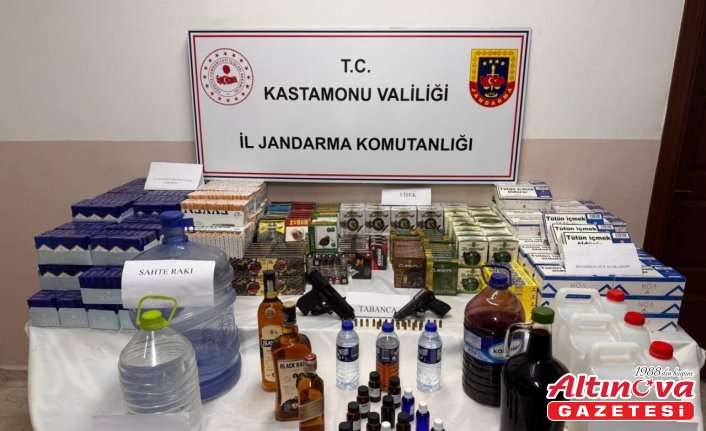 Kastamonu'da kaçakçılık operasyonlarında 4 kişi yakalandı