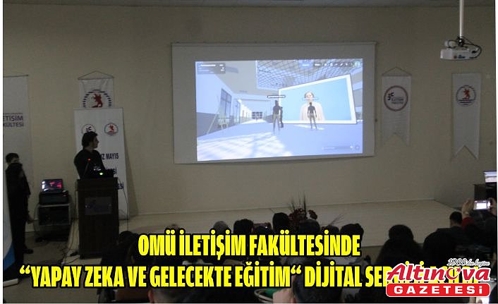 OMÜ İletişim Fakültesinde “Yapay Zeka ve Gelecekte Eğitim“ dijital sergisi açıldı