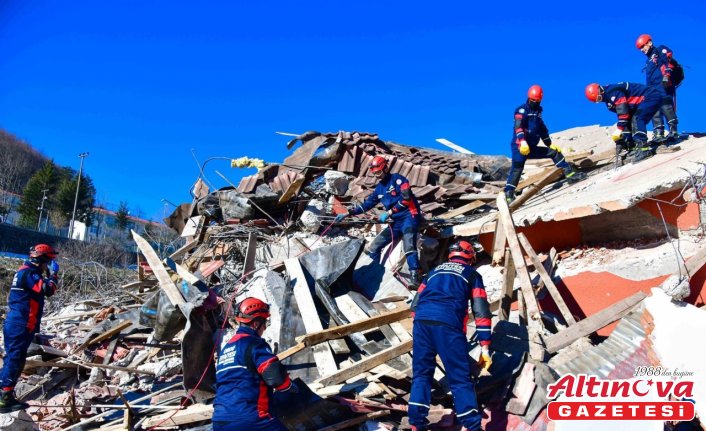 Ordu'da “Deprem Saha Tatbikatı“ yapıldı