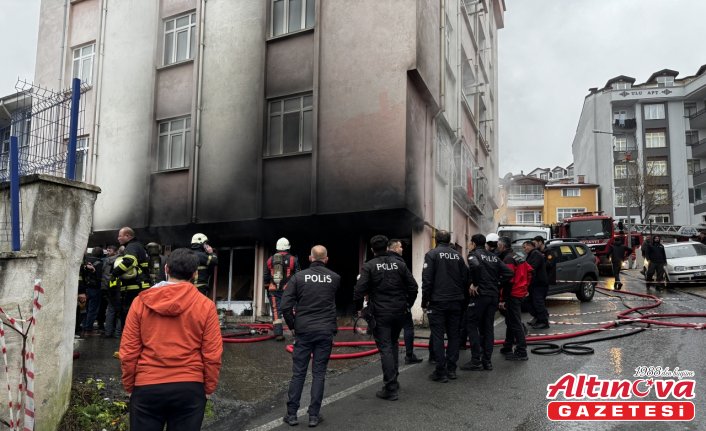 Ordu'da iş yerinde çıkan yangın hasara yol açtı