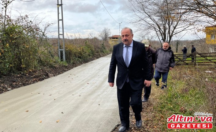 Salıpazarı Belediyesi beton üretimi yapıyor