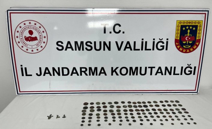 Samsun'da 113 sikke ele geçirildi