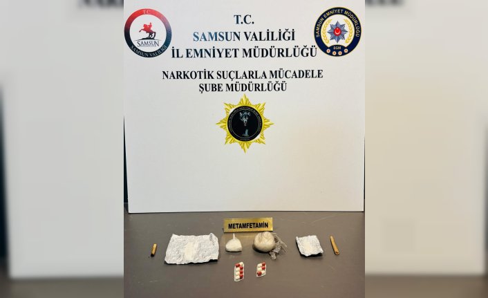 Samsun'da firari hükümlü ile yanındaki zanlı uyuşturucuyla yakalandı