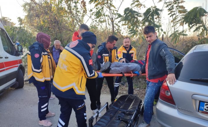 Samsun'da iki otomobilin çarpıştığı kazada 2 kişi yaraladı