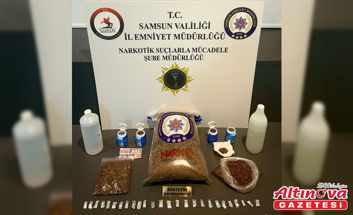 Samsun'da uyuşturucu operasyonunda 2 zanlı yakalandı