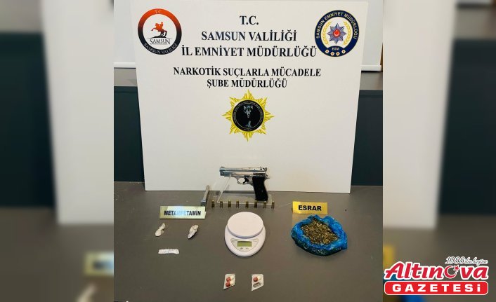 Samsun'da uyuşturucu operasyonunda 3 zanlı yakalandı