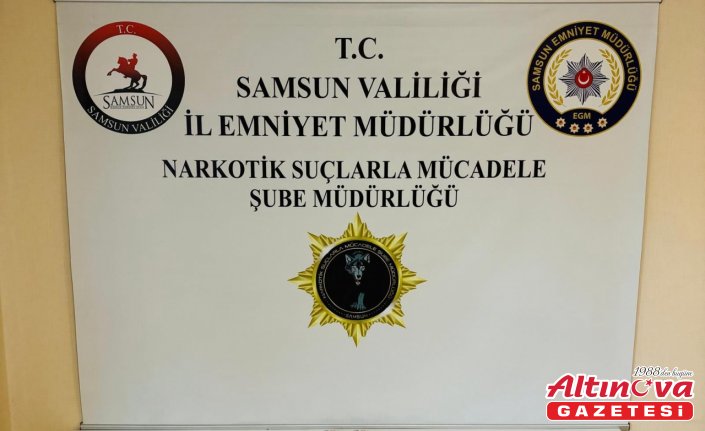 Samsun'da uyuşturucu operasyonunda 4 zanlı yakalandı