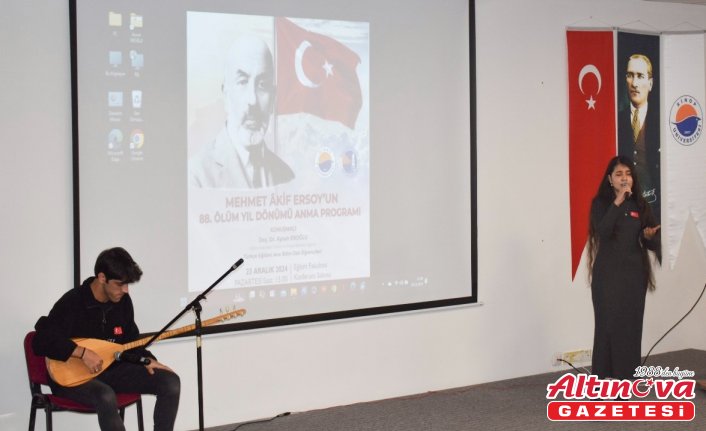 Sinop’ta Mehmet Akif Ersoy’u anma programı düzenlendi