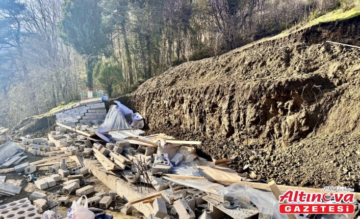 Trabzon'da üzerine duvar yıkılan işçi öldü