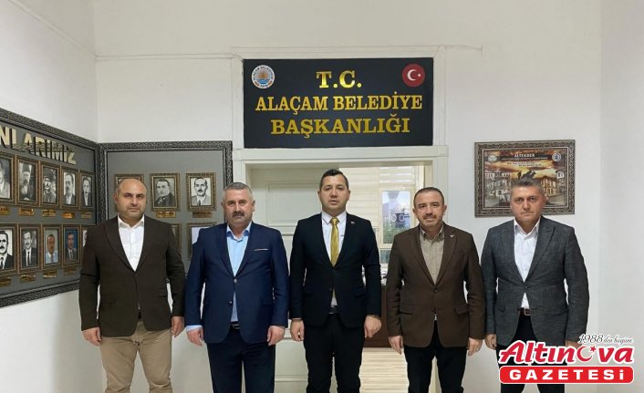 TÜGVA Samsun İl Temsilcisi Erail, Alaçam'da ziyaretlerde bulundu