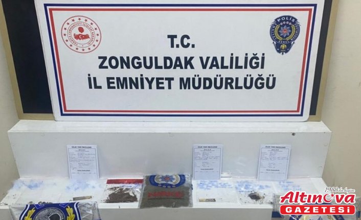 Zonguldak'ta 2 ayda düzenlenen uyuşturucu operasyonlarında 5 şüpheli tutuklandı