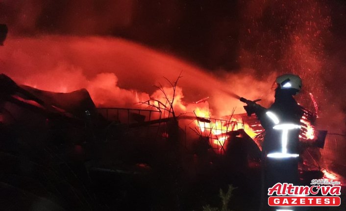 Kastamonu'da yangın çıkan evin sahibi yaralandı