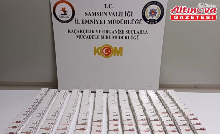 Samsun'da kaçakçılık operasyonunda 1 şüpheli yakalandı