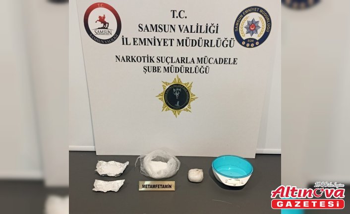 Samsun'da uyuşturucu operasyonunda 1 kişi gözaltına alındı