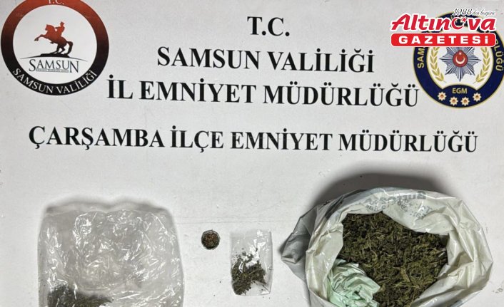 Samsun'da uyuşturucu operasyonunda 3 şüpheli yakalandı