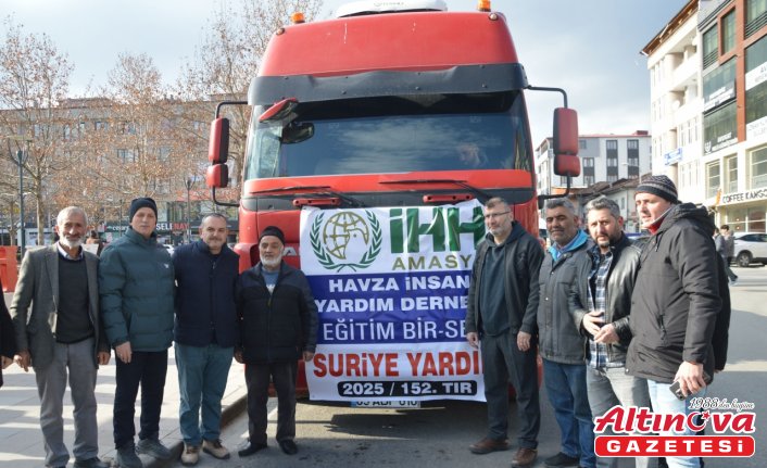 Samsun'dan Suriye'ye 600 çuval un gönderildi