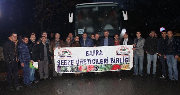 Bafralı Sebze Üreticileri Fuar Yolunda