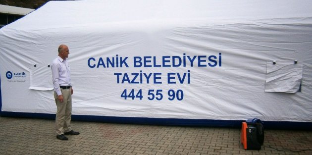 CANİK'DE TAZİYE EVİ KURULDU