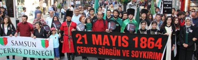 ÇERKEŞLER SAMSUN’DAN DÜNYAYA SESLENDİ