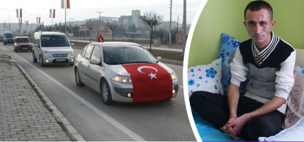 Komando Onbaşı Ercan İnan, Samsun'daki baba evine döndü