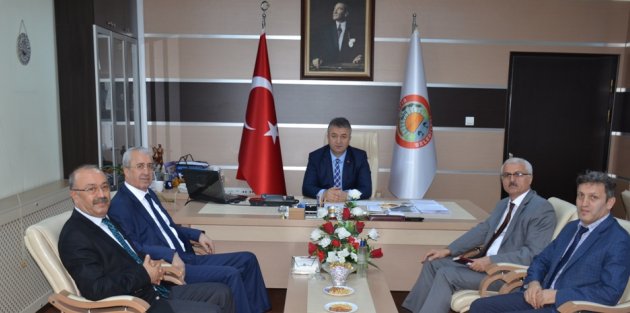 SAMSUN DEFTERDARI ERASLAN, OSMAN TOPALOĞLU’NU ZİYARET ETTİ