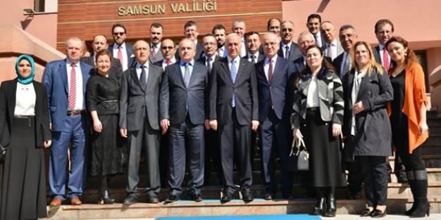 Samsun S.M.M.M. Odası’ndan Vali Şahin’e Ziyaret