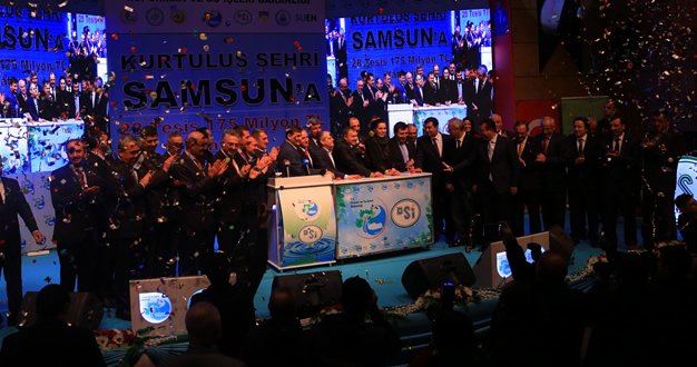 Samsun'da Temel Atma Ve Toplu Açılış Töreni