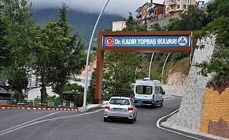 Artvin'de 10 milyon liralık bulvar trafiğe açıldı