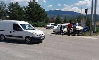 Karabük'te trafik kazası: 2 yaralı