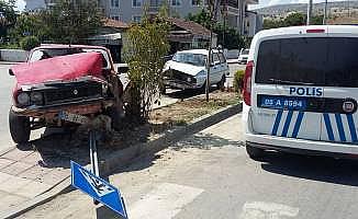 Taşova’da trafik kazası: 2 yaralı