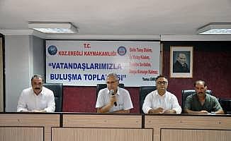 Ereğli'de halkla buluşma ve güvenlik toplantısı