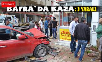 Bafra`da kaza: 3 yaralı