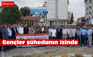 Vezirköprü'de "Gençler şühedanın izinde" projesi