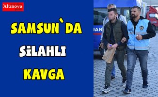 Samsun'da silahlı kavga: 2 yaralı