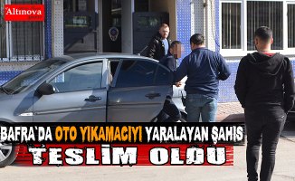 Silahlı şahıs teslim oldu