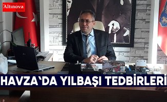 Havza'da yılbaşı tedbirleri