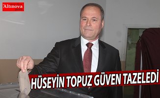 Hüseyin Topuz güven tazeledi