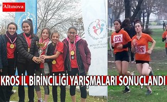 KROS İL BİRİNCİLİĞİ YARIŞMALARI SONUÇLANDI