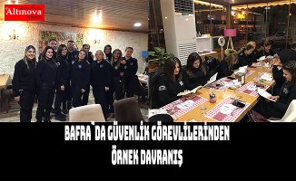 Bafra’da Okul Güvenlik görevlilerinden okuma vakti projesine destek