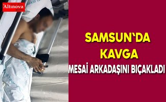 Tartıştığı mesai arkadaşını bıçakladığı iddiası