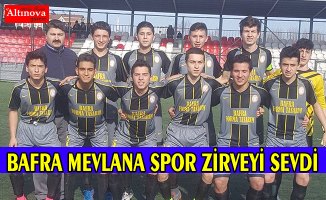 BAFRA MEVLANA SPOR ZİRVEYİ SEVDİ